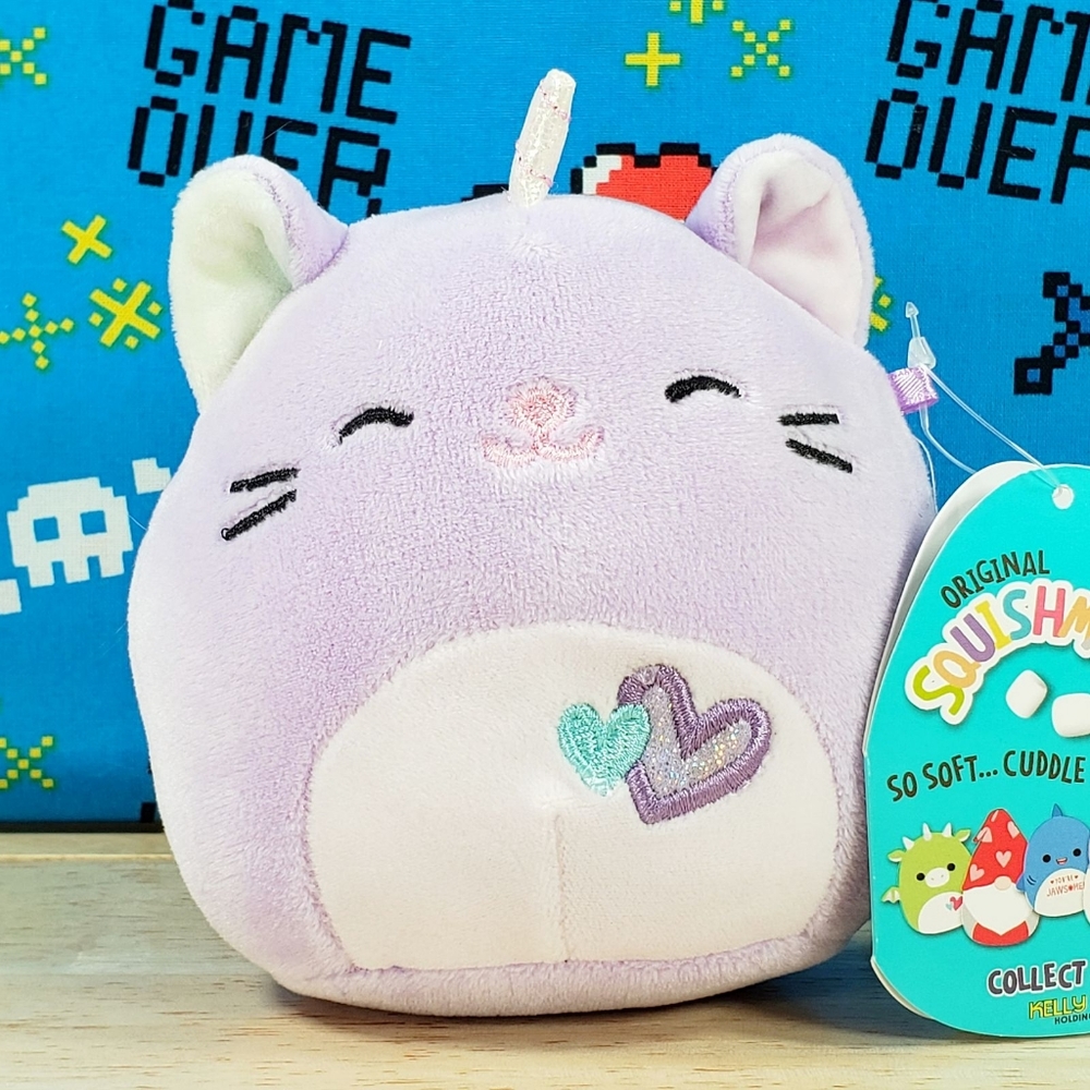 Squishmallow Courtney the Caticorn 5" UltraSoft Valentine's Day Holiday Plush